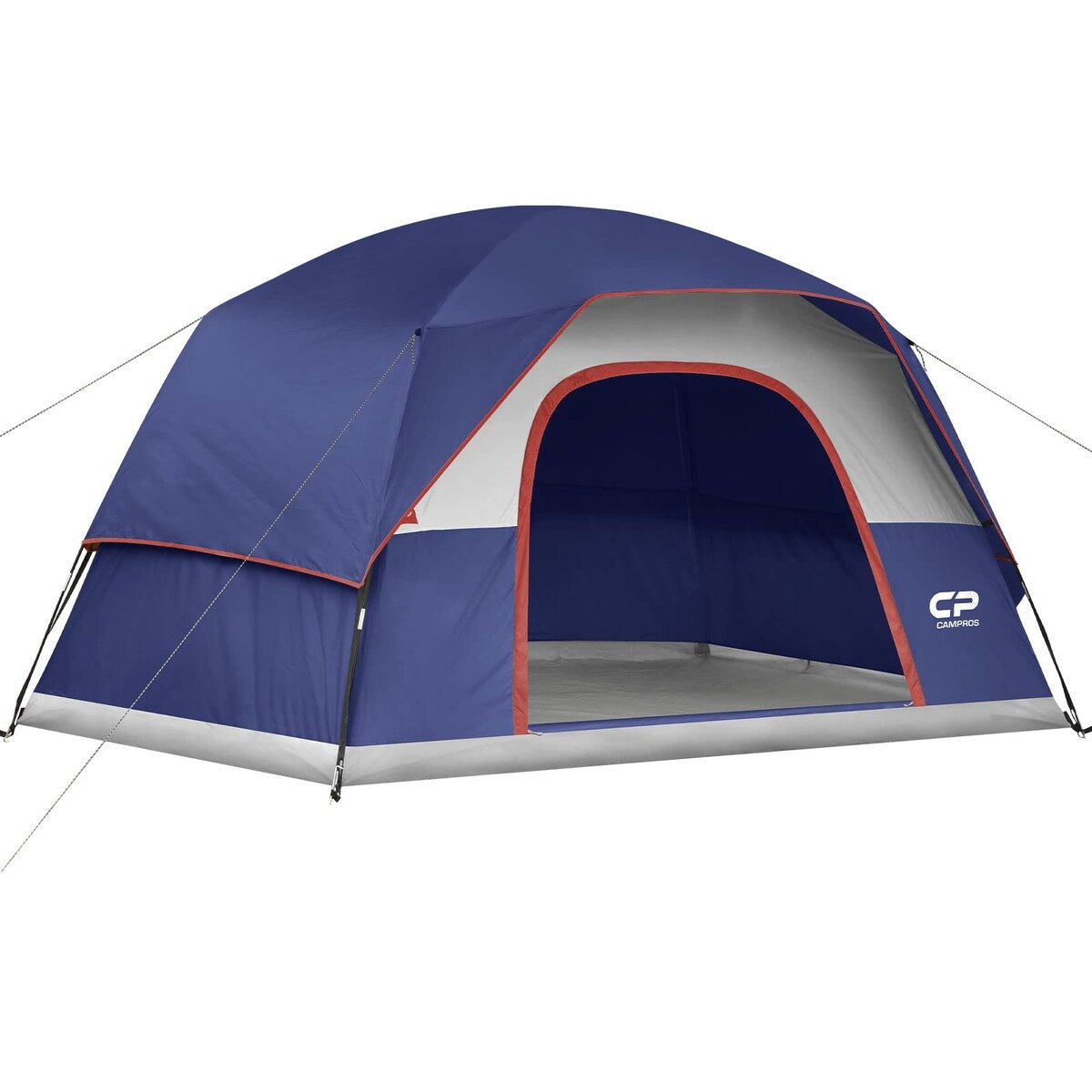 11 ft. x 7 ft. 6 Person Camping Tent with Mesh Windows, Carry Bag and Rainfly