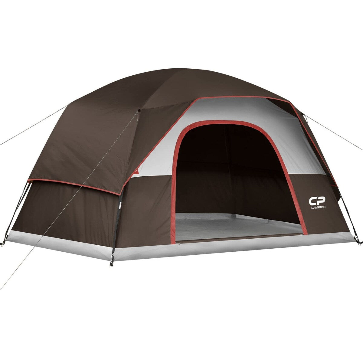 11 ft. x 7 ft. 6 Person Camping Tent with Mesh Windows, Carry Bag and Rainfly