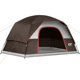 11 ft. x 7 ft. 6 Person Camping Tent with Mesh Windows, Carry Bag and Rainfly
