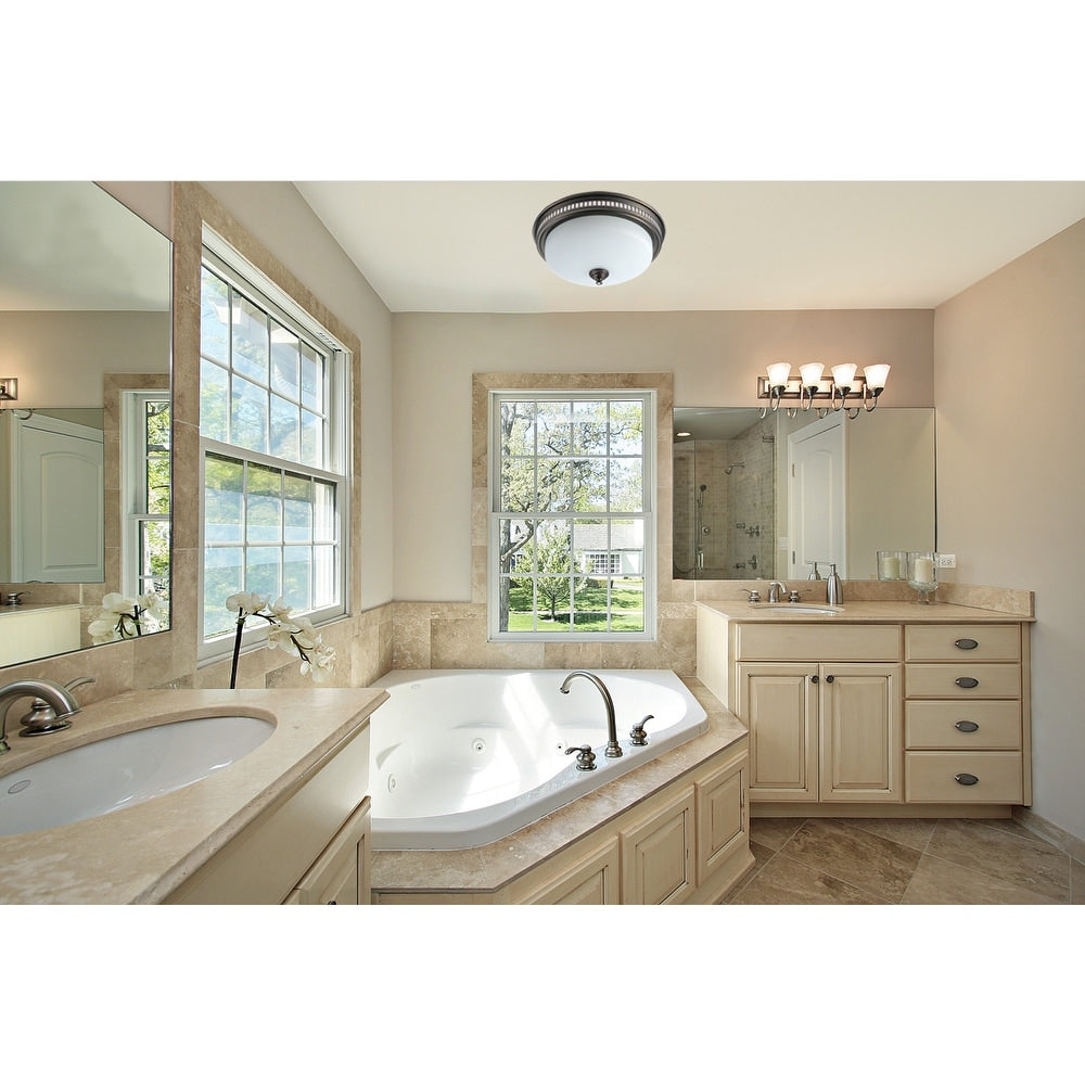 Ultra Quiet Bathroom Exhaust Fan with LED Light and Nightlight 110CFM 1.5 Sone Oil Rubbed Bronze Finish