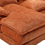 110.63" Sectional Sofa Cloud Couch for Living Room, Modern Chenille U-Shaped Couch Sleep Chaise
