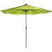 11FT 40 LED Lights Umbrella with Crank,Garden Pool Solar Powered Parasol,No Tilt