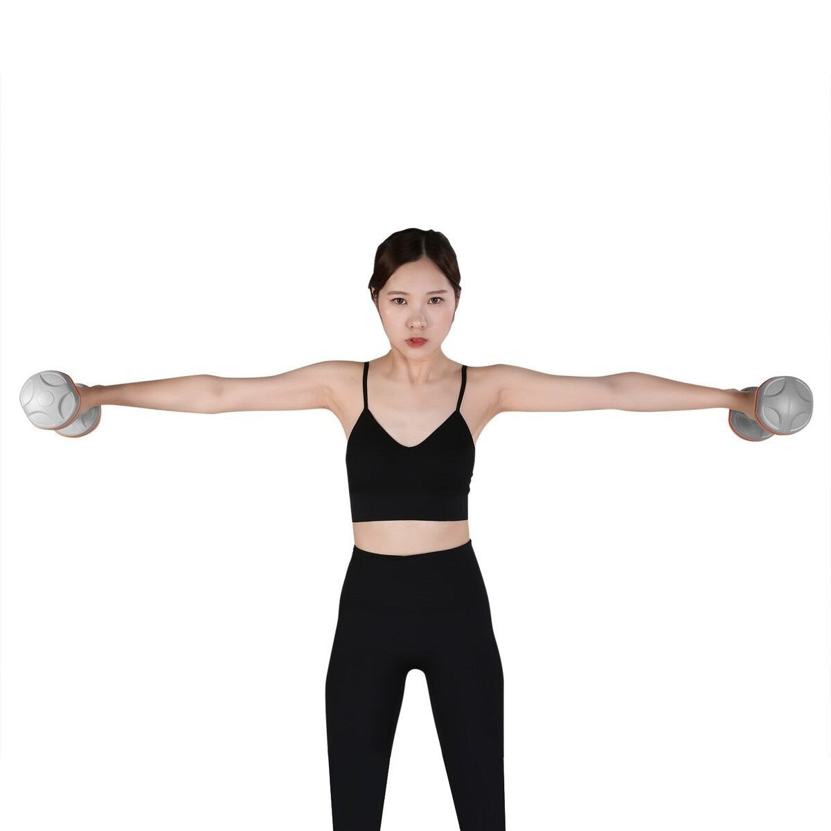 11LB/PC 22LBS in Total Weight Hand Dumbbell Pair Body Shaping Suitable for Home, Gym, Office Situation