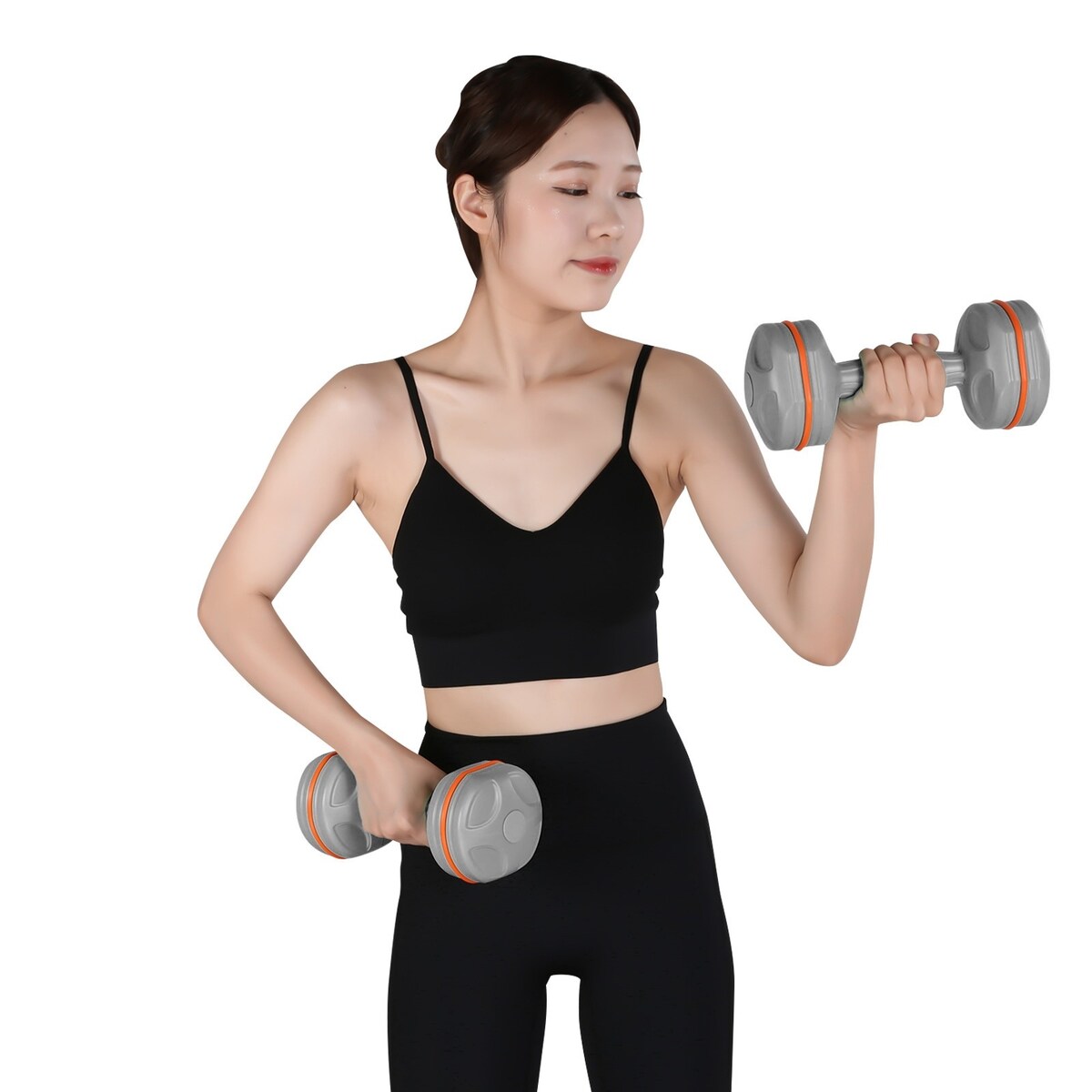 11LB/PC 22LBS in Total Weight Hand Dumbbell Pair Body Shaping Suitable for Home, Gym, Office Situation