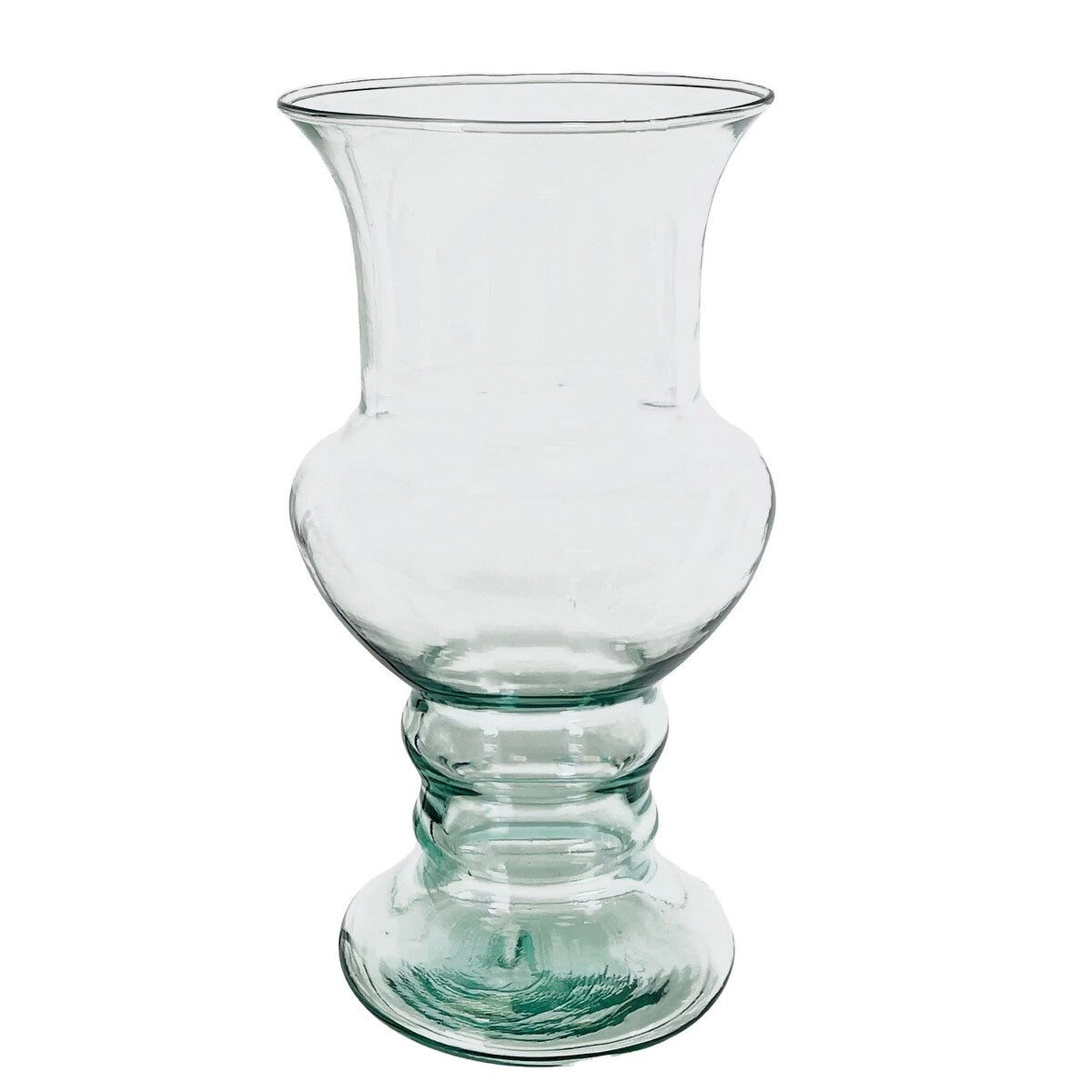 11" Glass Urn Vase