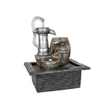 11"H Indoor Water Fountain with LED Light