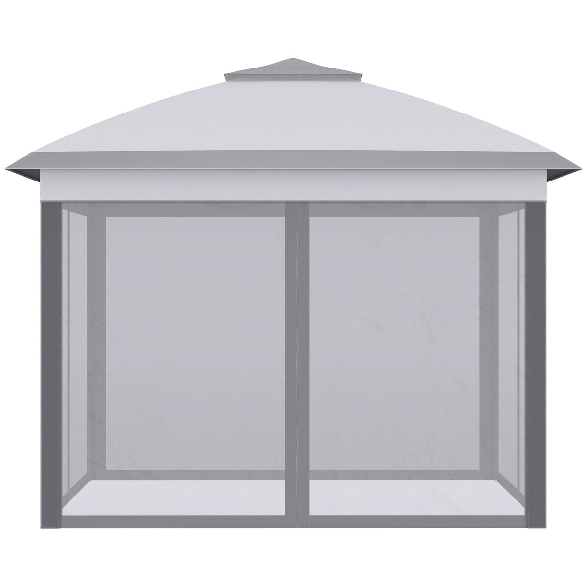 11'x11' Pop Up Canopy Tent with Netting and Carry Bag, Instant Gazebo, Tents for Parties with 121 Square Feet of Shade