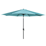 11ft Really Red Round Outdoor Tilting Market Umbrella