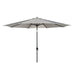 11ft Really Red Round Outdoor Tilting Market Umbrella