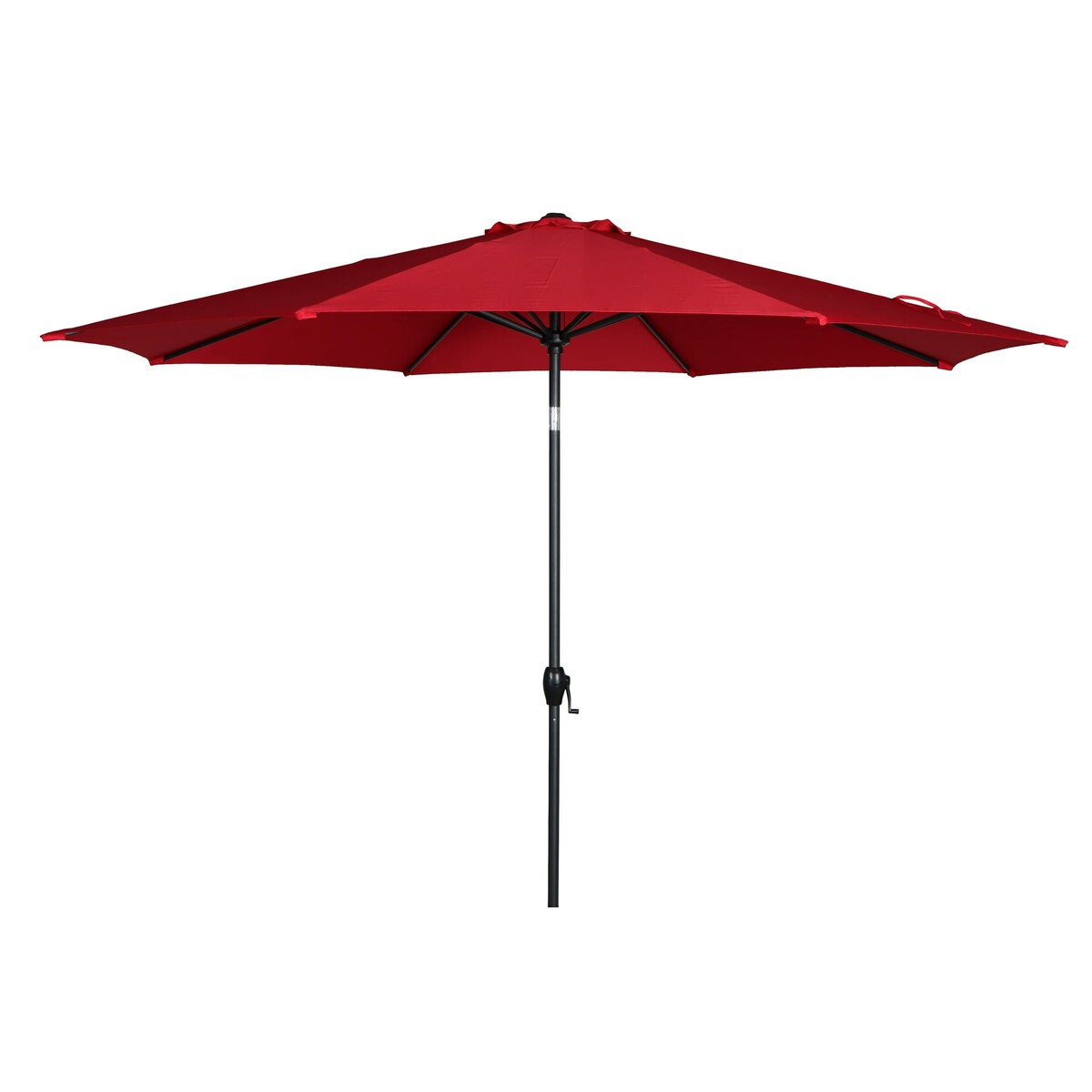 11ft Really Red Round Outdoor Tilting Market Umbrella