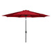 11ft Really Red Round Outdoor Tilting Market Umbrella