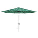 11ft Really Red Round Outdoor Tilting Market Umbrella