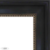 11x11 Traditional Black Complete Wood Square Picture Frame with UV Acrylic, Foam Board Backing, & Hardware