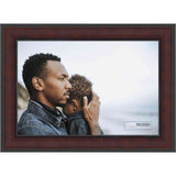 11x13 Traditional Mahogany Complete Wood Picture Frame with UV Acrylic, Foam Board Backing, & Hardware