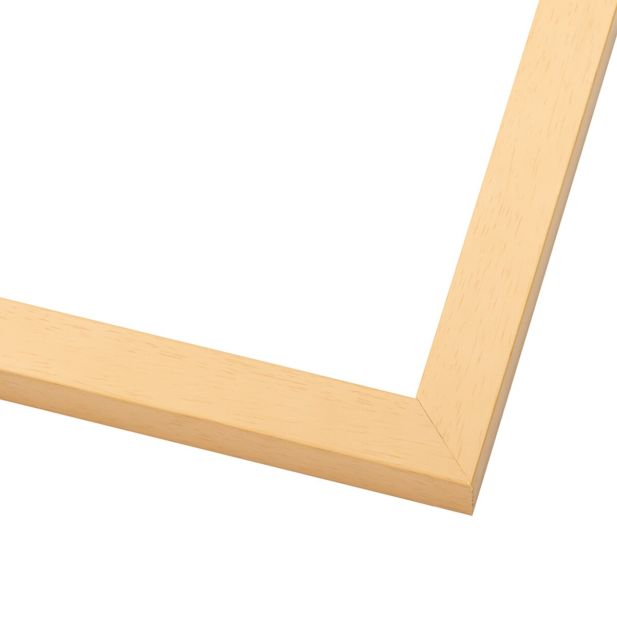 11x13 Traditional Natural Complete Wood Picture Frame with UV Acrylic, Foam Board Backing, & Hardware