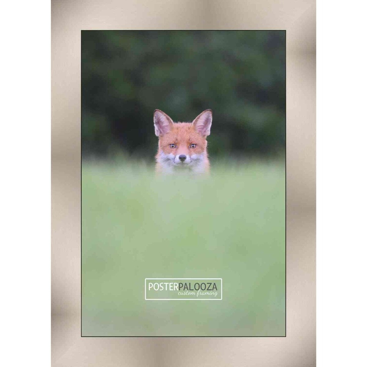 11x14 Contemporary Pewter Complete Wood Picture Frame with UV Acrylic, Foam Board Backing, & Hardware