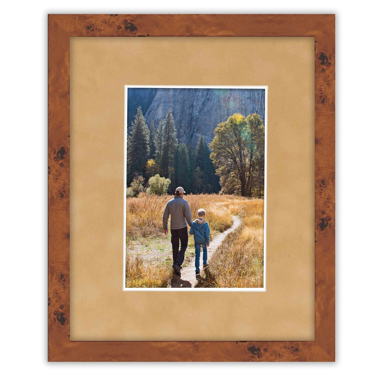 11x14 Mat Bevel Cut for 8x11 Photos - Acid Free Beige Suede Precut Matboard - For Pictures, Photos, Framing