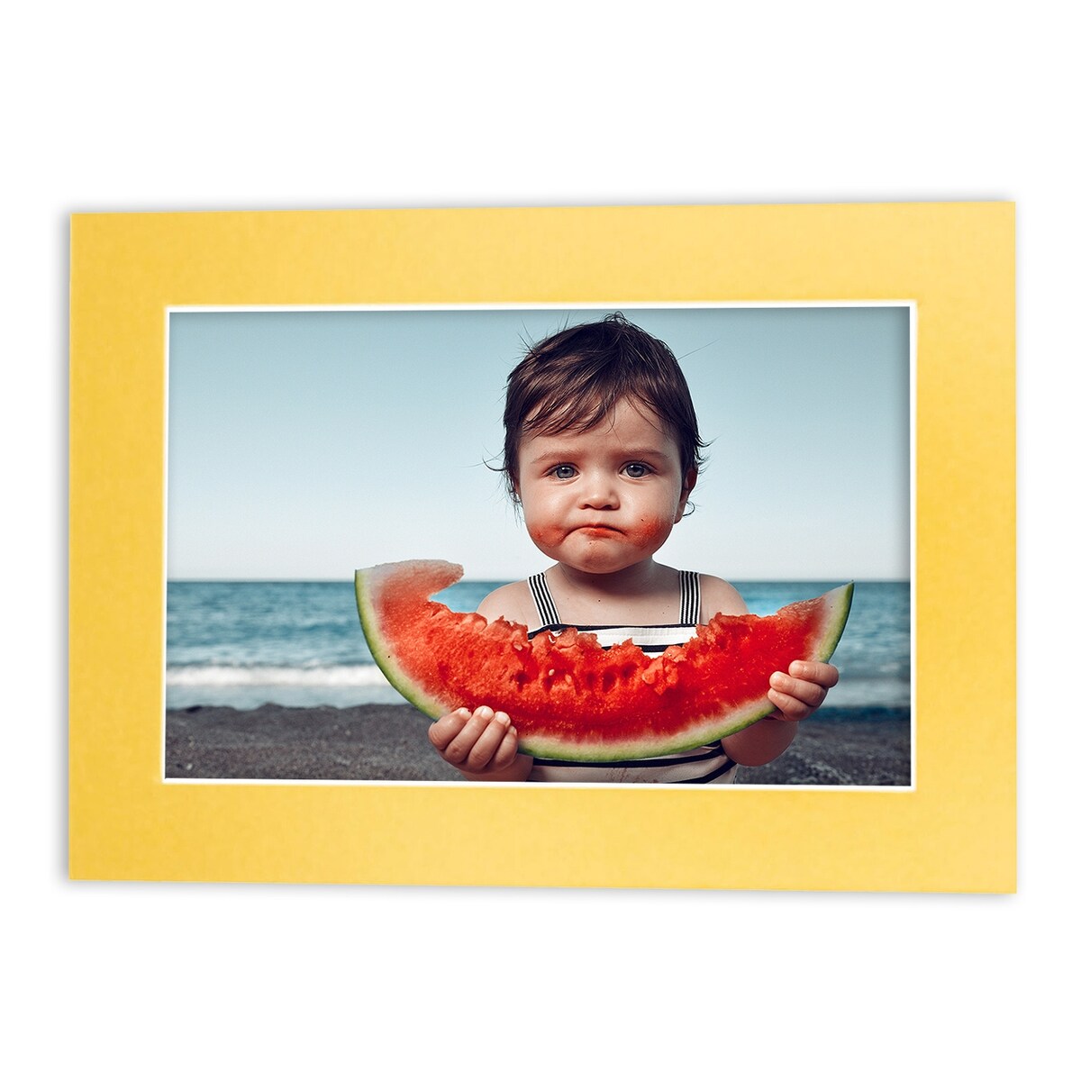 11x14 Mat Bevel Cut for 9x12 Photos - Acid Free Metallic Gold Precut Matboard - For Pictures, Photos, Framing