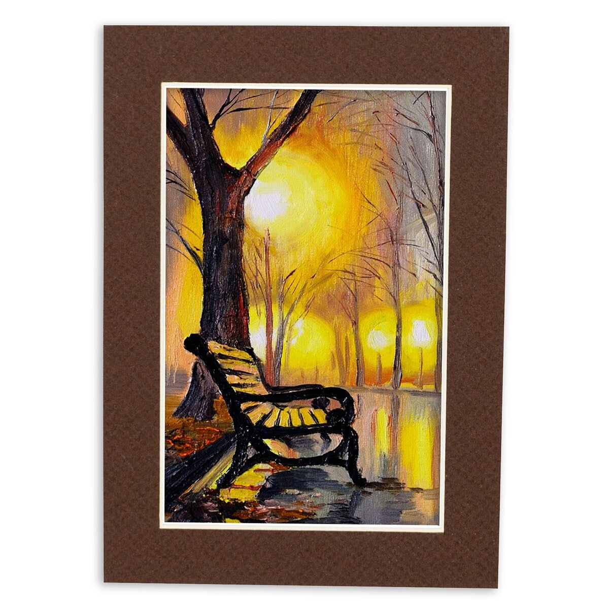 11x15 Mat Bevel Cut for 8.5x11 Photos - Acid Free Chocolate Brown Precut Matboard - For Pictures, Photos, Framing