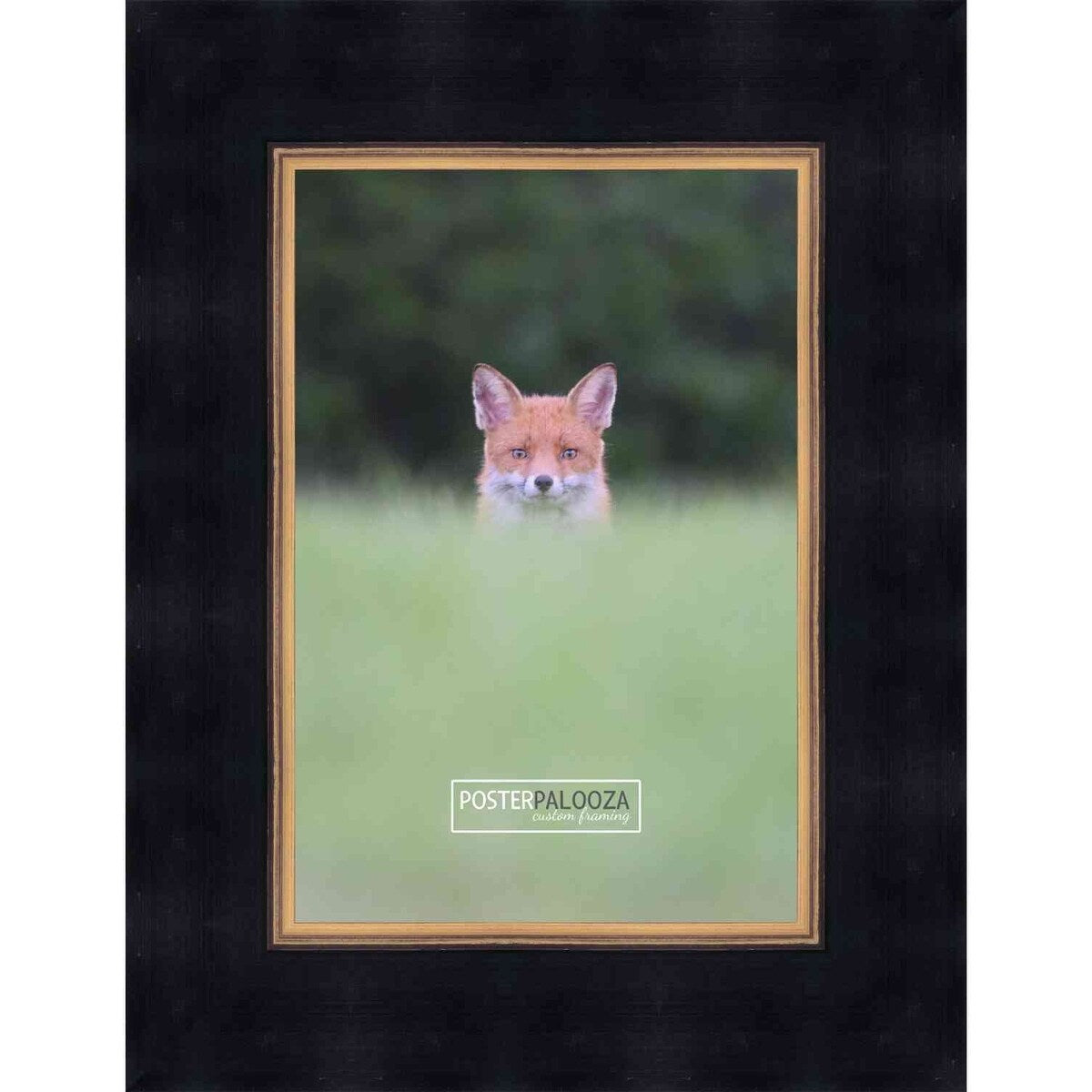 11x16 Contemporary Black Complete Wood Picture Frame with UV Acrylic, Foam Board Backing, & Hardware