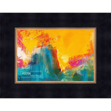 11x16 Contemporary Black Complete Wood Picture Frame with UV Acrylic, Foam Board Backing, & Hardware