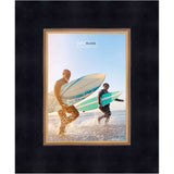 11x16 Contemporary Black Complete Wood Picture Frame with UV Acrylic, Foam Board Backing, & Hardware