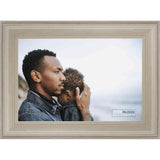 11x17 Contemporary Silver Complete Wood Picture Frame with UV Acrylic, Foam Board Backing, & Hardware