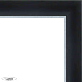 11x18 Contemporary Black Complete Wood Picture Frame with UV Acrylic, Foam Board Backing, & Hardware