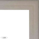 11x20 Contemporary Silver Complete Wood Picture Frame with UV Acrylic, Foam Board Backing, & Hardware