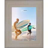 11x20 Contemporary Silver Complete Wood Picture Frame with UV Acrylic, Foam Board Backing, & Hardware