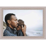 11x20 Frame Light Brown Oak Wooden Picture Frame with UV Acrylic, Foam Board Backing, & Hanging Hardware