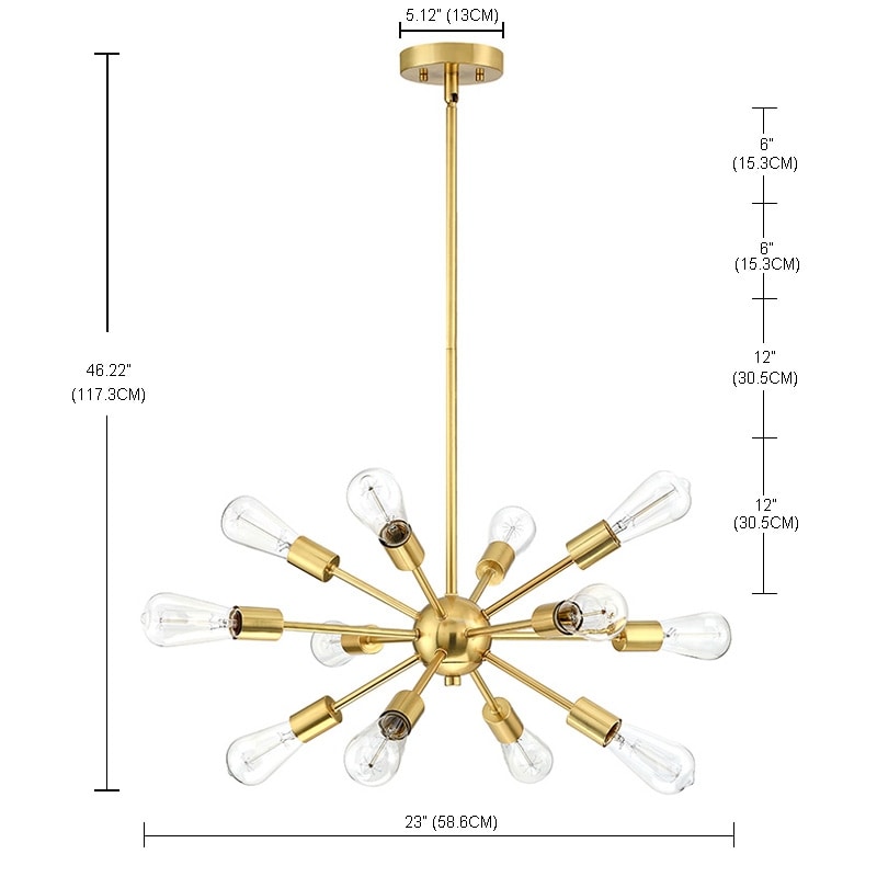 12 - Light Sputnik Sphere Chandelier