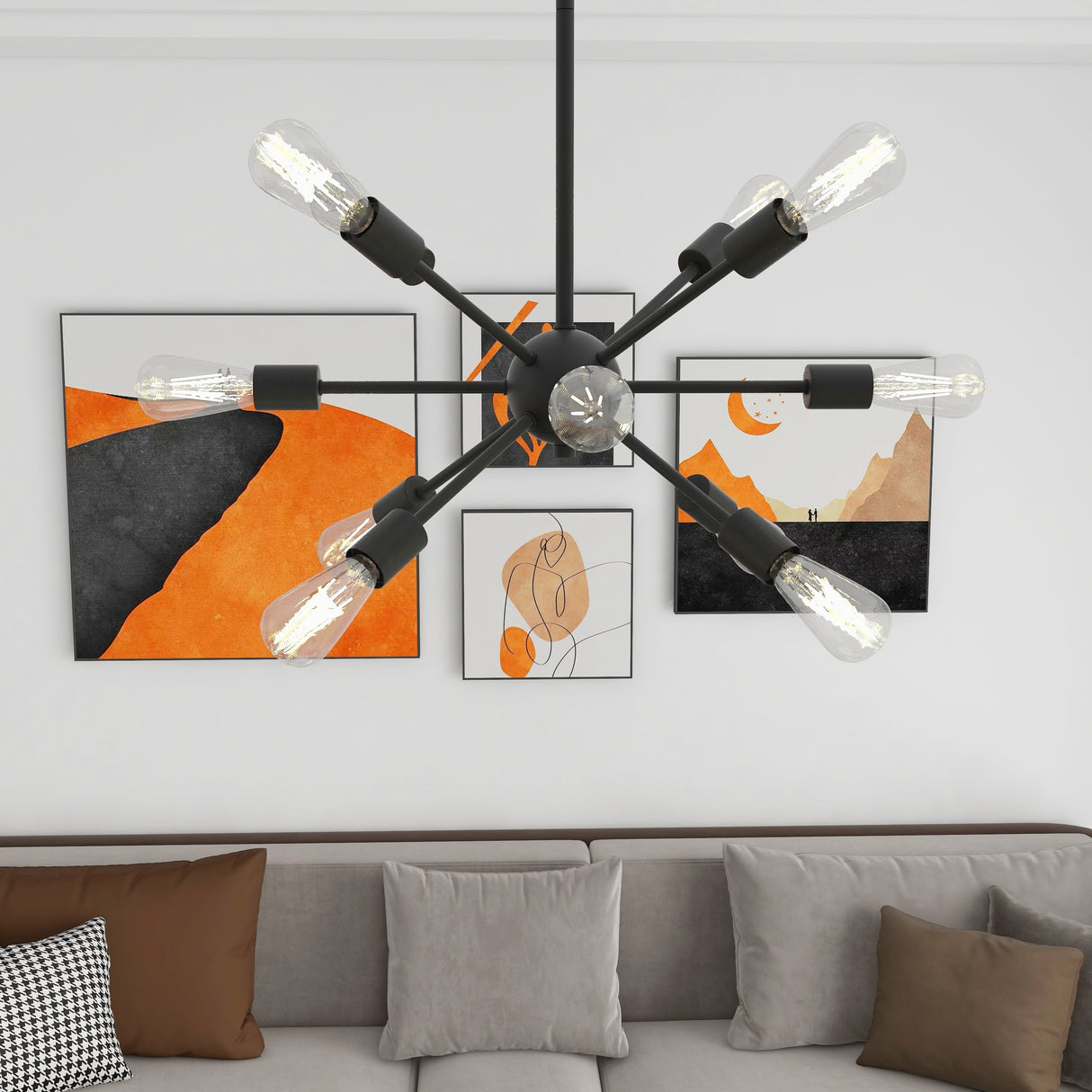 12 - Light Sputnik Sphere Chandelier