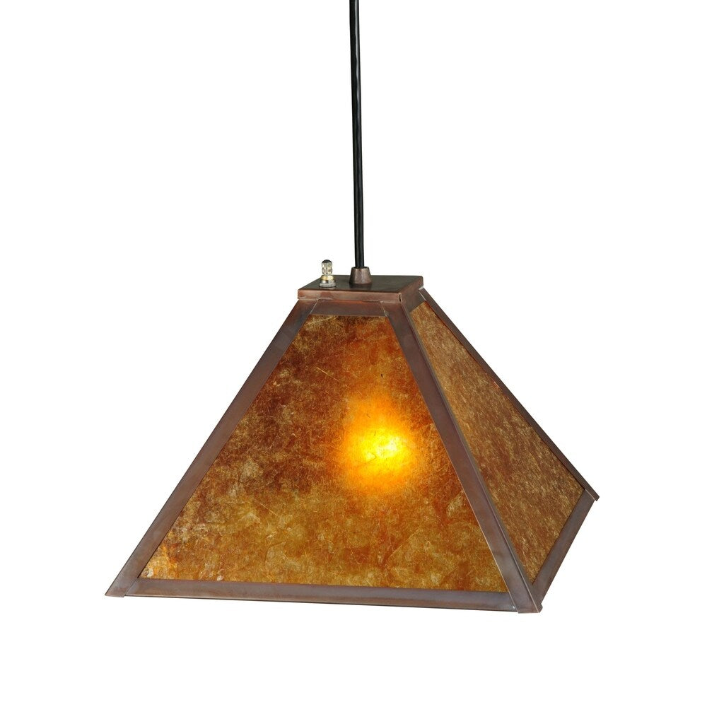 12 Inch sq mission prime Pendant