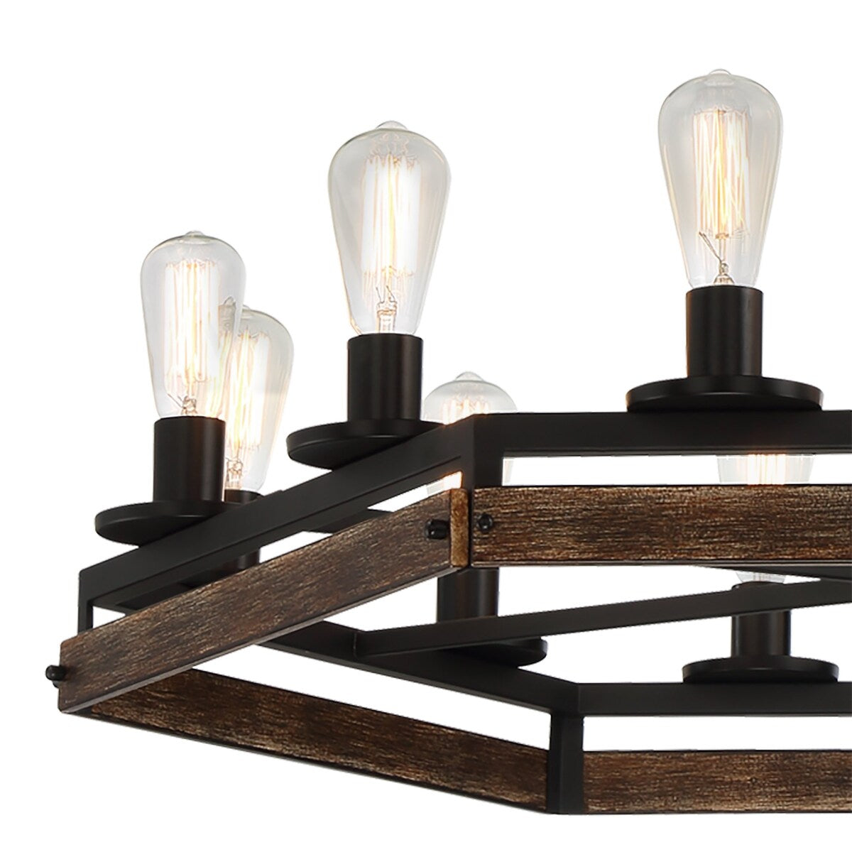 Acroma 12 Light 40In Modern Farmhouse Wagon Wheel Chandelier-UL
