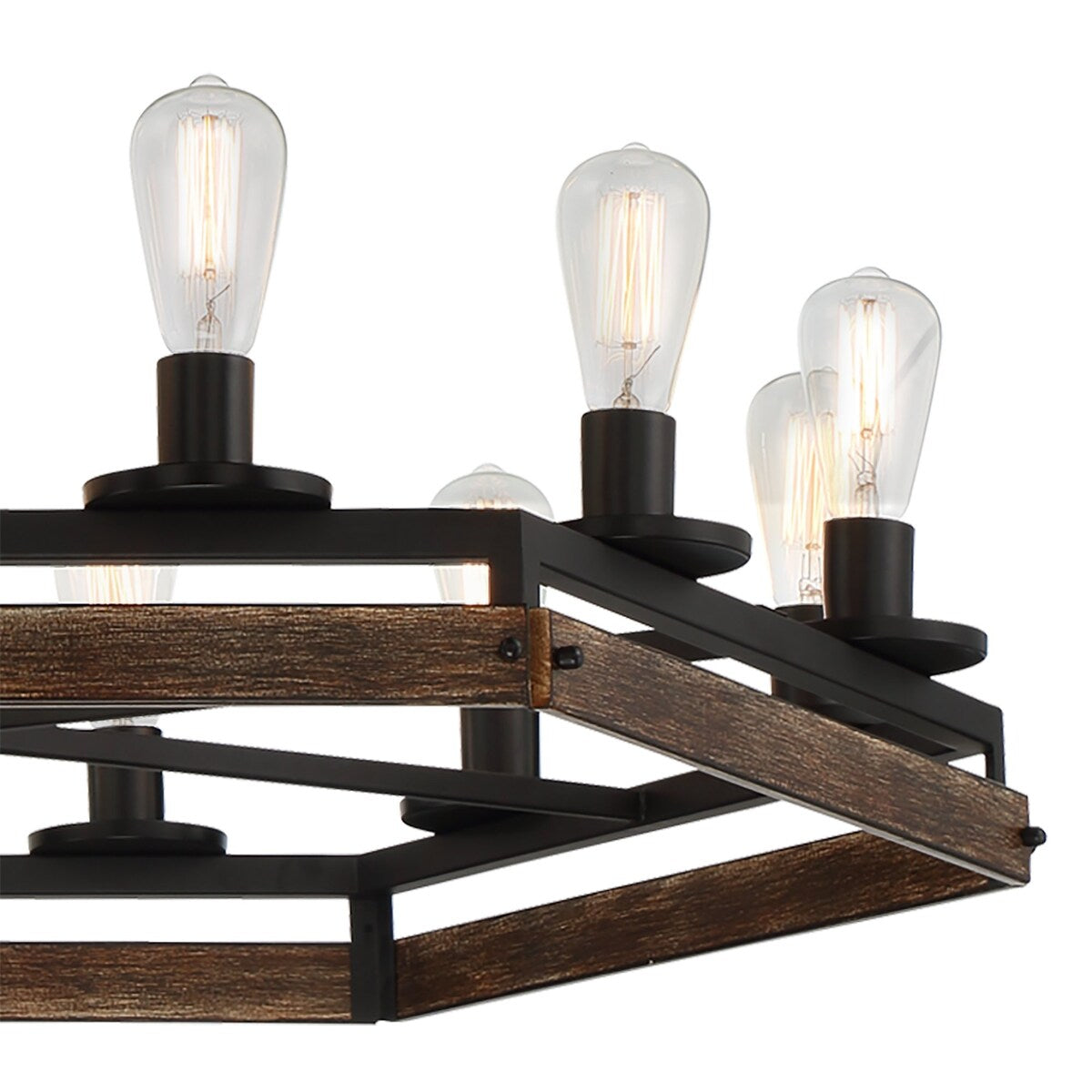 Acroma 12 Light 40In Modern Farmhouse Wagon Wheel Chandelier-UL