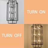 12-Light Lantern Tiered Chandelier Pendant Lighting Island
