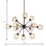 12-Light Oversized Globe Chandelier