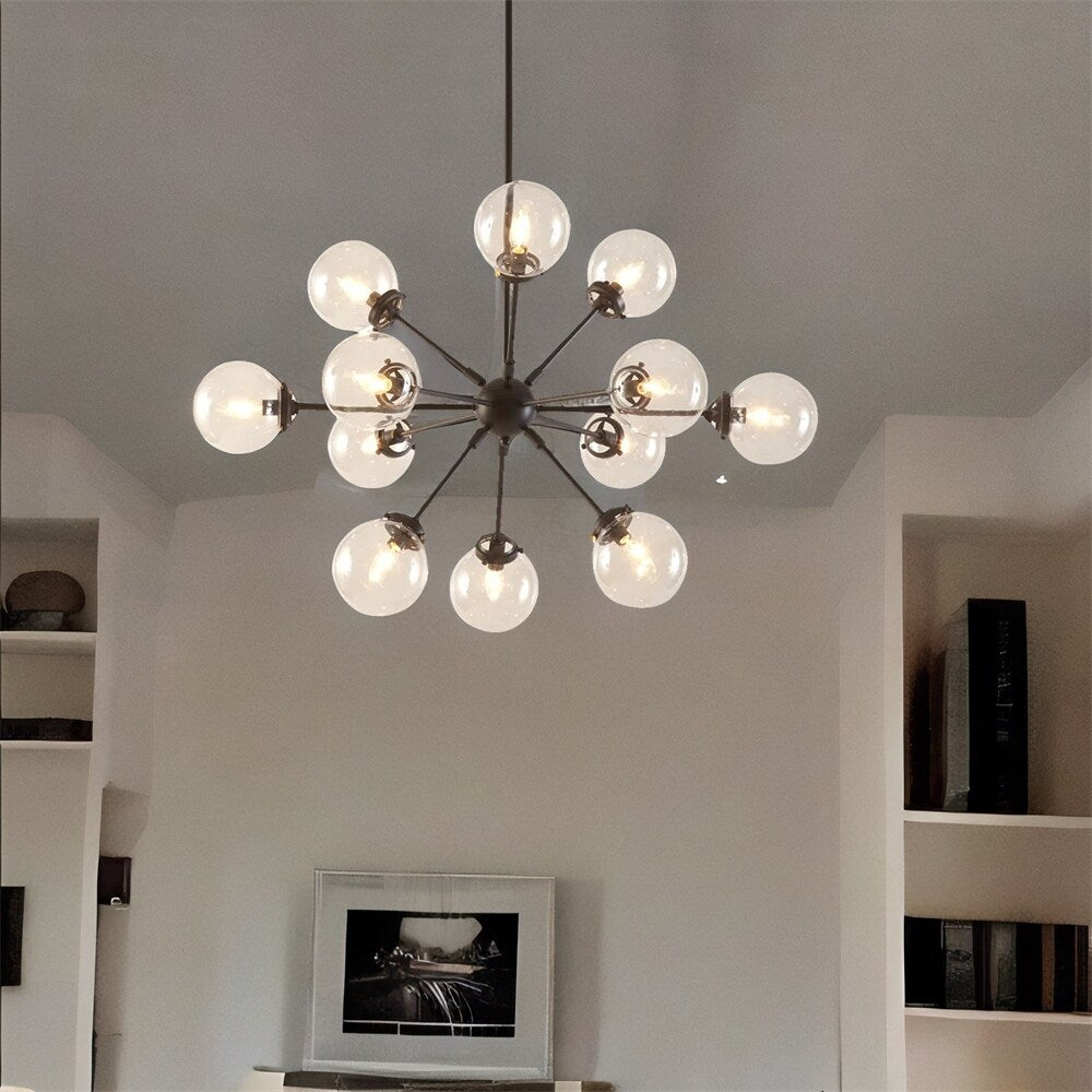 12-Light Oversized Globe Chandelier