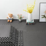 12 Tiles Gym Foam Puzzle Floor Tiles 24x24" Interlocking Floor Mats 48sq.ft