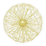 12 in. Three Hands Metal Orb Tabletop