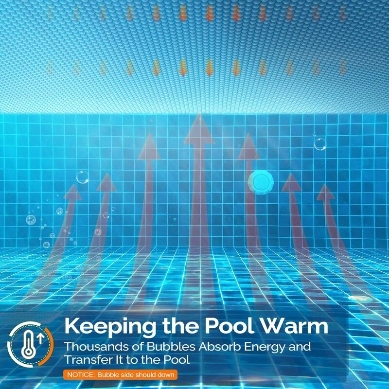 12 mil 12 x 24 ft Blue Rectangle Pool Membrane - 12 x 24 ft