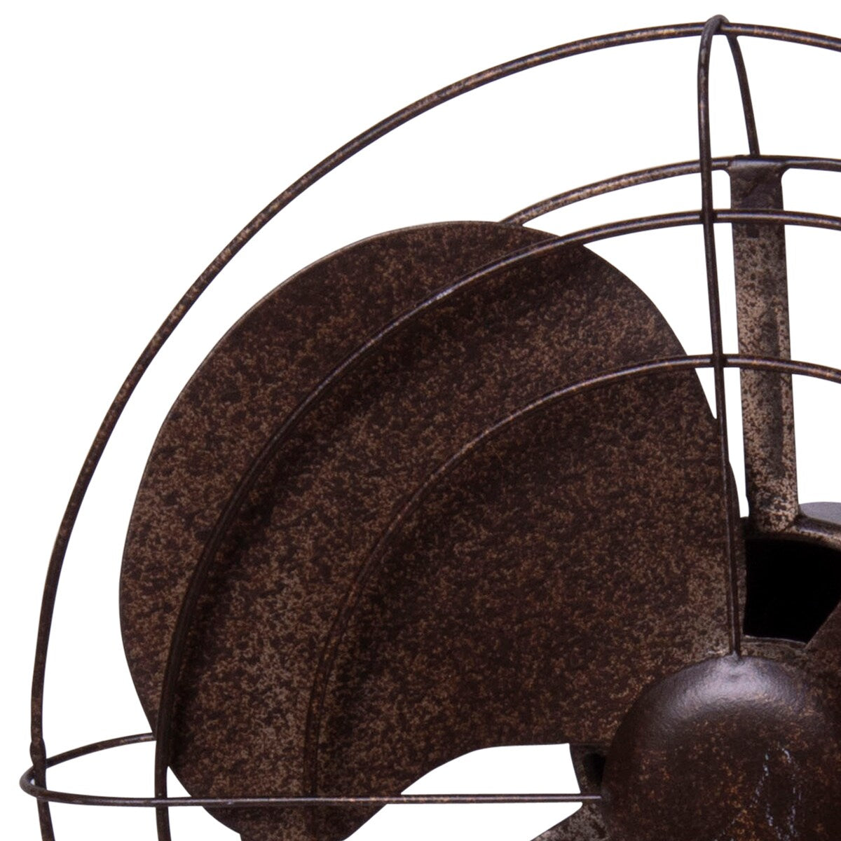 12.00 x 16.00 inch- Table Top Metal Fan Décor - 12x16x1.50