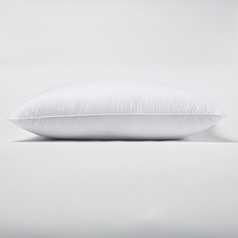 1221 Bedding Premium Luxury German Batiste Siberian Goose Down Pillow - White
