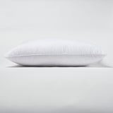 1221 Bedding Premium Luxury German Batiste Siberian Goose Down Pillow - White