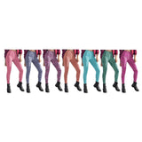 12Pack Womens UltraSoft Space Dye Seamless Yoga Leggings Stretch Fit