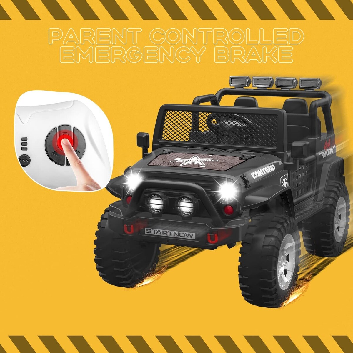 12V Kids Ride On Truck Car with Parent Remote Control