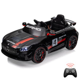 12V Ride on Car for Kids, Licensed Benz AMG Electric Vehicles Battery Powered Sports Car