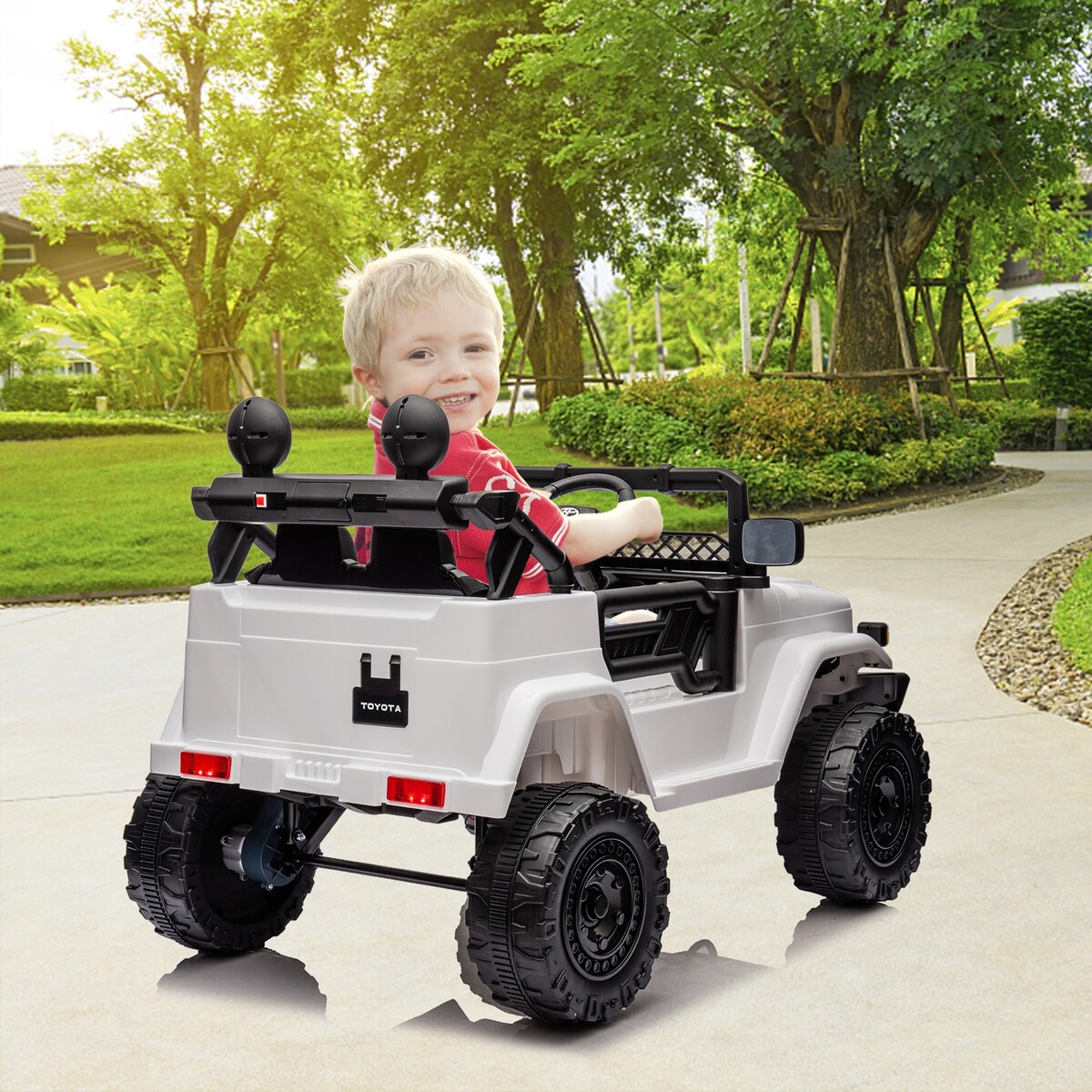 12V Ride on Car for Kids, Licensed Toyota Ride on Truck