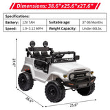 12V Ride on Car for Kids, Licensed Toyota Ride on Truck